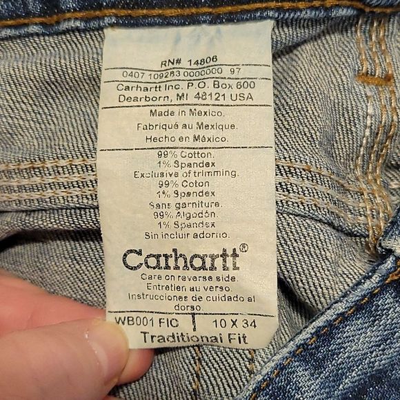 Carhartt Flare Leg Jeans, EUC and super cute! - Picture 9 of 13